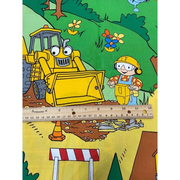 Vintage Cranston Print Works Bob The Builder Fabric Panel 2003 Crafts & Quilting - Picture 4 of 8